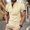Erkekler Tişörtleri Plus Tees Polos 2024 Yaz Fast Polo Gömlek Eklenmiş Stand Yukarı Yakalı Erkek Spor Polo Gömlek Plus Tees