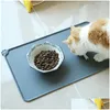 Bols de chiens mangeurs neufs tapis de nourriture de bol de chat pour animaux de compagnie avec high lèvres SILIQUE ARRÉPRÉPORT ARAPPORT CHIP ALIFICATION POLIP PUPPY FEAUFICATE