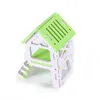 犬小屋は新しい固形材の階段ハムスターハウスモルモットケージ小動物巣ラットペットプレイゲーム用品ZG0009ドロップ配信DHYMT