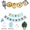 Party Decoration Jungle Safari Supplies Supplies Ballon Garland Arch Kit For Kids Boys Anniversaire Baby Shower Decor
