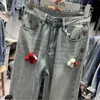 Jeans masculin 2024 printemps Nouveau pour femmes design en liberté de mode de mode de mode de poupée tendance pantalon de jambe large Q240509