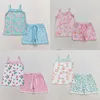 Ensembles de vêtements en gros bébé fille sans manches