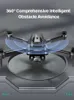 Drones A13 Brushless Drone High Definition Aerial Photography Vouwen vier helikopters optische stroomobstakels vermijden externe gecontroleerde vliegtuigen D240509