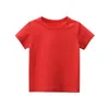 T-shirty skakanie mierniki nowo przybyły koszulka dla dzieci nadającej dla chłopców i dziewcząt bawełniana sukienka z krótkim rękawem letnie dziecko koszulka t-shirt TOP Clothingl240509