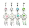 D0786A Dream Catcher Belly Navel Button Ring Mix Colors0124299154