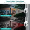 IP-камеры 8MP Wi-Fi Беспроводная камера Мониторинг Color Night Vision Outdoor Camera Smart Home CCTV Высокий мониторинг камеры Водонепроницаемый D240510