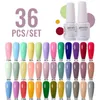 Clou Beaute 36pcs Color Gel UV polacco Serie inverno estate Vernistica Semi permanente Nail art per design 240430