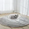 Mats Luxury Pet Cat suspendu lit House Round Cat doux Hamac Hamac Cozy Rocking Chaid Docutable Pet Lit Cradle House portant 20 kg