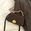 Tasche Big Niet Punk Fashion Chain Bags PU Leder Frauen Schulterkreuzkörper Frauenhandtaschen