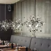 CHANDELIERS MODERNE CHANDELIER BAR TABLE G9 PENDANT LAMPE SUSPRENSION INDUSTRIE