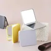 Miroirs compacts de maquillage à 2 côtés carré carré portable mignon fille cadeau gift goad midi poche double face compacte multicolore Q240509