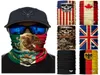 66 Style Mexico National Flag płynna czaszka 3D Magic Head Scarfar Riding HEUP KLAR SUNSN ROSPOW Camuflage Maska ZZA8915312493