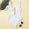 Женские купальные костюмы Pengxiang New One Piece Swimsuit Matching Stripe Slim Digital Printing Swimsuit 1926