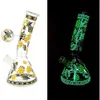 1pc Shisha Bilnd Box Rauchen Glas Bong zufällige Schiffswasserpfeife Becher + 14mm Glasschale