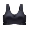 Bras Female Crossed Back With Front Buttons Brassiere Women Thin Ladies Sports Brassisere Anti-Sagging Soft Underwear