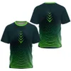 Camisetas masculinas gradiente de moda listra de tênis de tênis de tênis de tênis de tênis de tênis de tênis de tênis Top Casual O-jato de esporte casual j240509