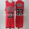 Basketballerseys Bull 23 33# Pippen 91 Rodman geborduurde trui