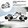 Jewelry Pouches Acrylic Glasses Stand Riser Eyeglasses Holder Motorcycle Shape Organizer