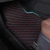 Ford Mustang Car Foot Mats Luxury General Motorsカーペット4ピースの自動車革アクセサリーT240509のフロアマットカーペットカスタムカスタム