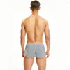 Underpants Men's Woven Fashion Vertical Stripe Aro Pants For Young Boy Low Waist Sexy Boxer Shorts Youth Bottom Lingerie