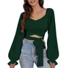 Damen T-Shirts Shirt tägliches Wochenende weiß fließende Tunika Langarm Fashion V-Ausschnitt reguläre Fit Frühling Fall Tops de Talla Grande