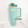 2024SS 16 Color 40oz Handle Car Cup designer Colorful Gold Classic Letter Printed Stainless Steel Large Capacity Insulated Straw Cup Ice Cup Tumblers