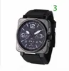 Nuovo quarzo orologio Men Bell Bell Watch inossidabile acciaio Ross orologi da polso BR023458708