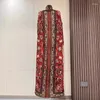 여자 트렌치 코트 Yudx Miyake 캐주얼 모델 드레스 주름 Peplum 긴 슬리브 코트 재킷 케이프 패션 인쇄 가운 2024 여름