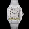 Éternité Bijoux montres 2021 TWF 4SA0005 Diamants pavés eta A2824 Automatic Mens Watch entièrement glacé DIAMOND DIAM