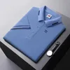 Polos pour hommes à séchage rapide T-shirt T-shirt monogrammé Polo Polo Summer Mesh Casual Meshable Mens T-shirt Outdoor Sports T-shirt Y240510CIGD