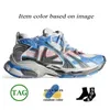 Low top OG surdimension Tracks Designer Chaussures décontractées Luxury Womens Mens Track Runners 7.0 Mesh Nylon Trainers Platform Plateforme en cuir Vintage Runner 7 Sneakers sportifs extérieurs