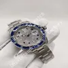 Männer Uhren Fabrikverkauf Blaues Grün Diamond Lünette Klassiker 40 mm 2813 Automatische Bewegung Diamond Armband Weihnachtsgeschenk -Armbanduhren Origini 2040