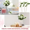 50 PCS Artificial Rose Flower Silk Roses Bouquet Real Look Fake for Home Wedding Centerpieces Party Decorations 240510