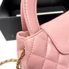 Mini -zakje schoudertas ontwerpers kleine draagtas Koreaanse stijl vrouwen mini crossbody tas portemonnee hoogwaardige lambskeer kleine handtassen lolita stijl kettingtas telefoontas