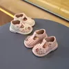 First Walkers Spring Autumn Summer 1-3 Year Old Girl Princess Single Soft Sole Baby Walking Shoes Children