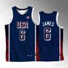 2024 USA Home Basketball Jerseys Joel 13 Embiid Anthony 3 Davis Lebron 6 James Stephen 4 Curry Kevin 7 Durant 10 Jayson Tatum Jayson 10 Tatum