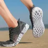 Мужские ботинки Aqua Summer Heathing Beach Beach Shoes Quick Sicking Outdoor Rishing Travel Shoes Mens Water Sports Shoes 240510