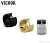 Sand Surface Hoop Earrings 316L Stainless Steel Hoop Earrings Fashion Jewelry Minimalism Style For Men Women VICHOK2805166