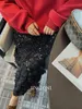 Long Sequin pliped jupe Spring Woman Vêtements Y2K Fashion Corée Style gothique vintage Élégant haute taille Lolita Tulle 240506