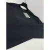 Hög version B Family Mirror Reverse Letter broderad t-shirt med anpassat vävt färgat tyg OS axel Löst passform för både män och kvinnor