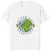 Frauen T-Shirt Daily Earth Day Druckschutz Erde T-Shirt Roman T-Shirt Hip Hop Freizeit Mode Unisex Lose Herren tragen Y240509