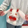 Śliczna Lolita JK Style jeden pluszowy koronkowy dziobowy królik torebka na ramię 80% fabrycznie hurtownia