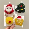 Broches Fabric Broche de Natal Forte e resistente Aplina de alces atmosfera decorativa Decorações de mochila Papai Noel