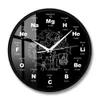 Väggklockor periodiska tabell över element Art Chemistry Symbols Clock Education Display Room Teacher Gifts Q240509