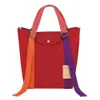 Designerskie sklepy z torbami są 95% zniżki na francuski z torebką w stylu wstążki Modna nylonowa kontrastowa kolorowa crossbody ramię pod pachami kobiet