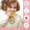 Teethers Toys 1Pc Baby Silicone Teeth Toy Pendant Bracelet Natural Wood Ring Bracelet BPA Baby Care Accessories d240509