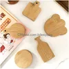 Openers Blank Diy Beech Wooden Round Shape Bottle Opener Coaster Fridge Magnet Decoration Beer Custom Logo Home Garden Kitchen Drop D Ot0Q8