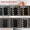 Компактные зеркала Fenchlin Lighted Makeup Mircor Голливудское тщеславие с легким Smart Touch Control 3 Цвет DIMMABLE Q240509
