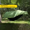 Móveis de acampamento portátil Camping Mosquito Rede de rede ao ar livre Viagens de jardim de penduramento penduradas pendurando choques com toldos de tenda à prova d'água