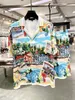 Stylish Hawaiian Designer Men's Casual Shirt Set Floral Alphabet 3D Printed Summer Beach Resort Beach Shirt Set Size M-XXXL #A11